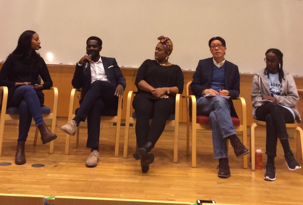 Paneldiskussion "Afrofobi" med Kitimbwa Sabuni, Kiqi Dumbuya, Fatuma Awil, Tobias Hübinette och Teysir Subhi! #afr