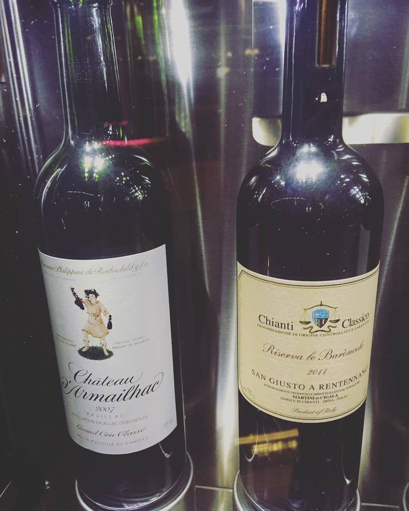 InstaPic by reumyonce: #정식바#JUNGSIKBAR#Ch.d'Armailhac#Pauillac07#Chianti Classico Riserva#"Le Baroncole"#베스트#WINE