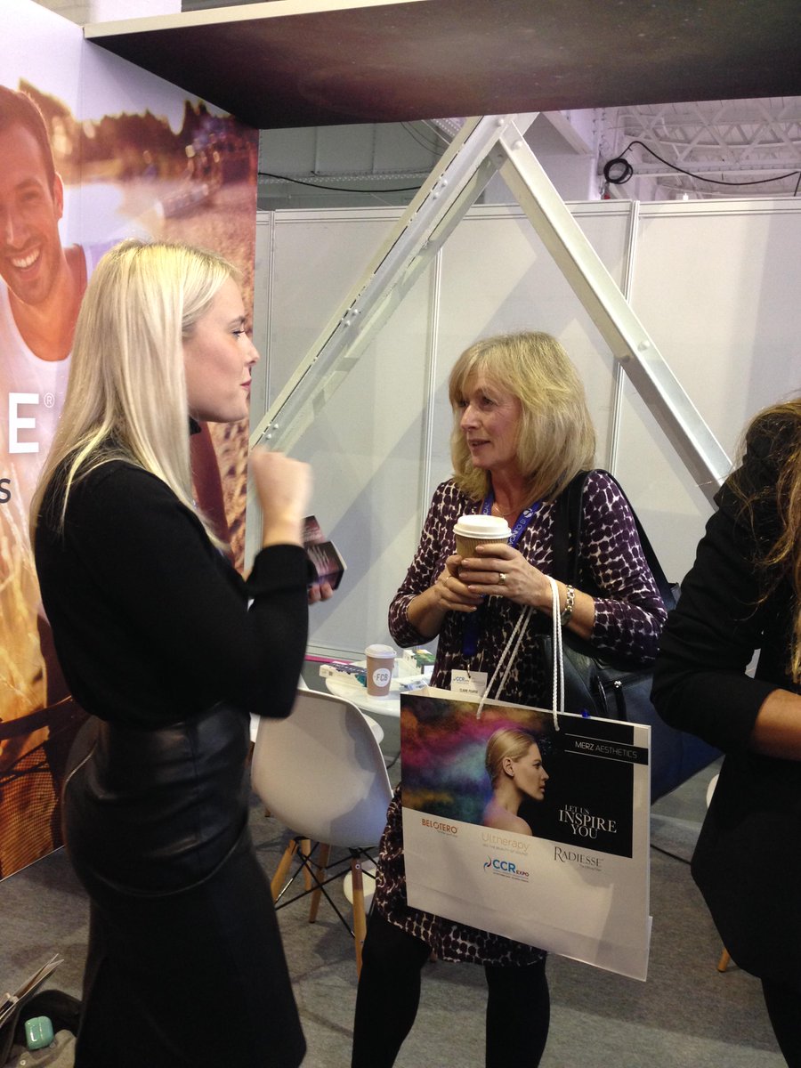 Just had a quick chat with the gorgeous Claire from @NugentNora - we hope you liked our booth? #CCR2015