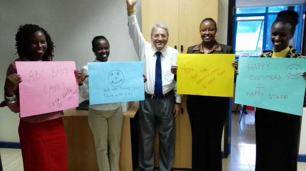 ABCBankGroup's tweet photo. #CustomerSelfieWeek #CSWeek201 ABC Bank Marketing team with Mr.Arora. We appreciate your continued business support! http://t.co/xycVDAkrj9