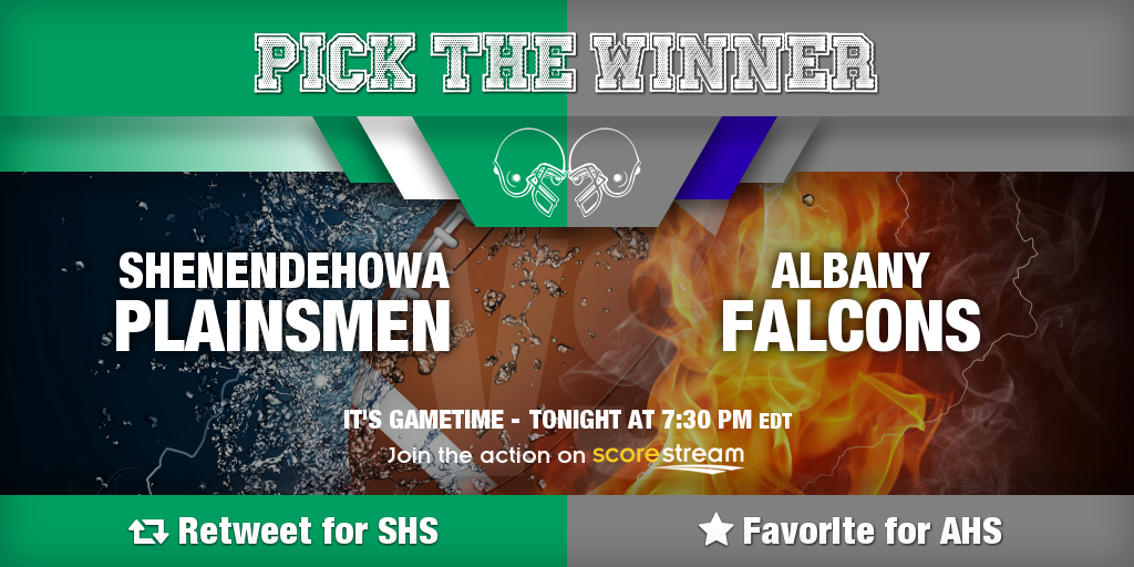 MicheleSStream's tweet photo. Who wins??
Retweet for Shenendehowa (@shenathletics)
Favorite for Albany
http://t.co/Qw4B57gEUU http://t.co/qoRHmF4p7m
