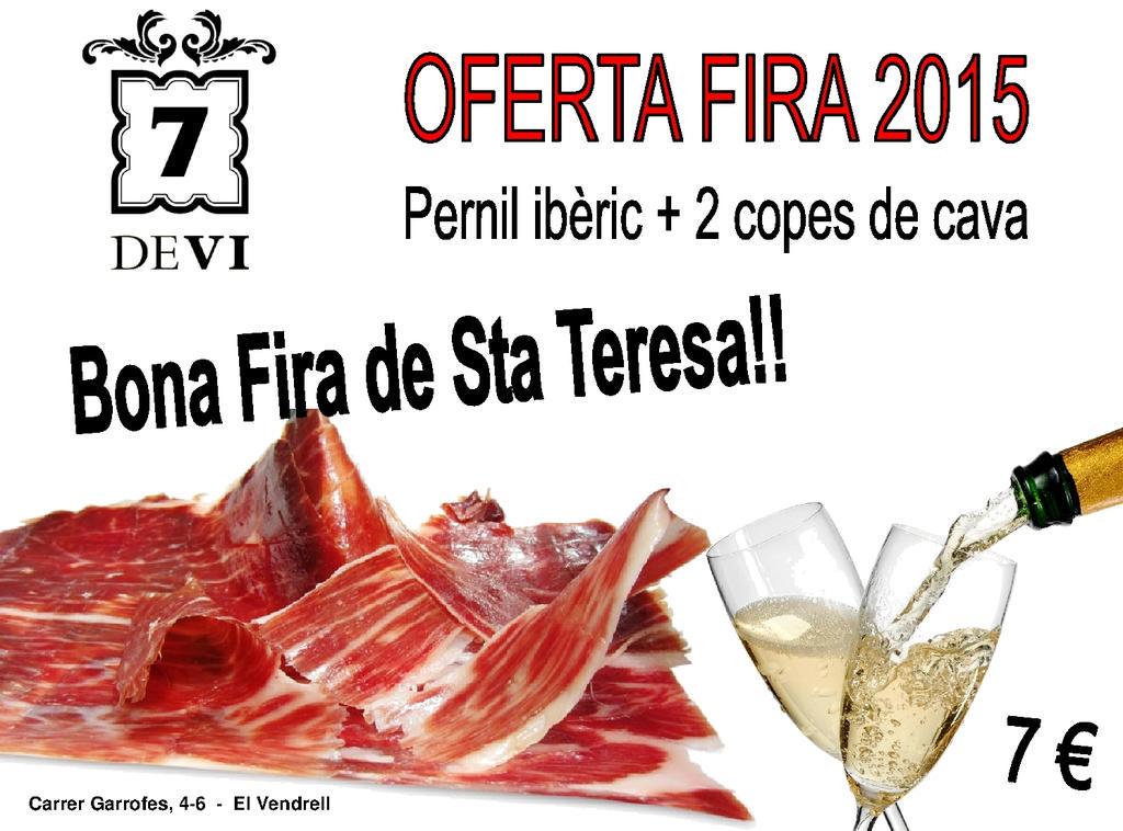 7deVi_eV's tweet photo. Del 9 al 12 d'Octubre, vine i demana-la! #7deVi #elVendrell #FiraSantaTeresa2015 http://t.co/mozQ3UMhJr