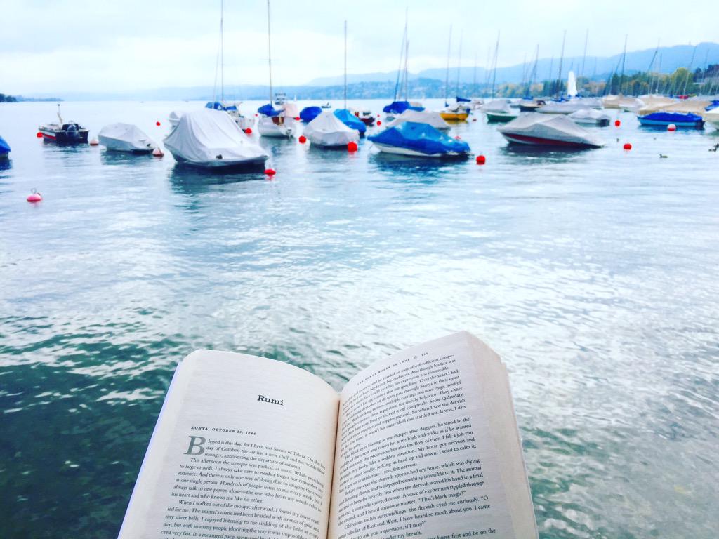 HamidMurtada's tweet image. A great book and a breathtaking view. My life is complete. #OnlyForTodayThough #Zurich