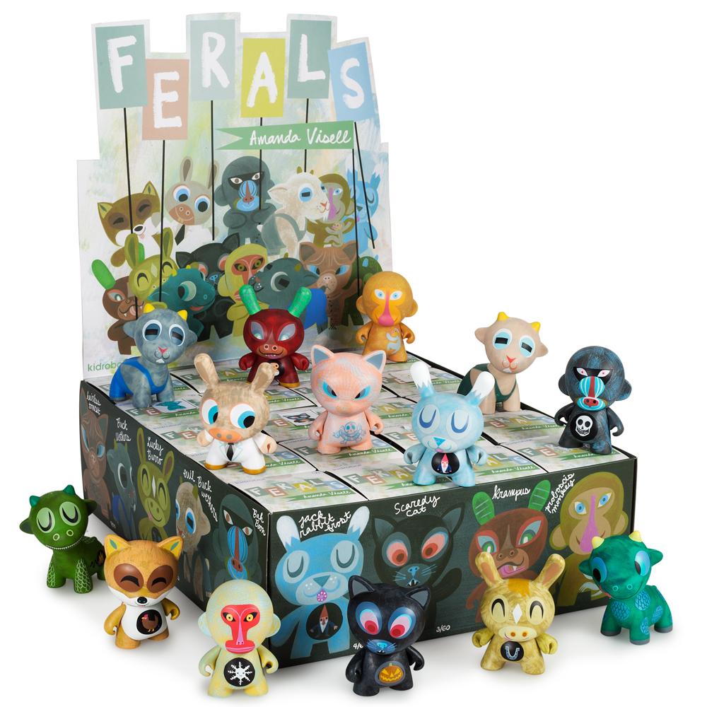 Kidrobot's tweet photo. RT &amp; follow @Kidrobot to enter to win Amanda Visell's Ferals Mini Series! #Kidrobot #AmandaVisell http://t.co/ooPiRyB63N