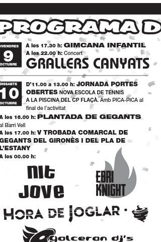 Cap a Flaçà! #canyatsdeconcert #trobadacomarcalgiroestany