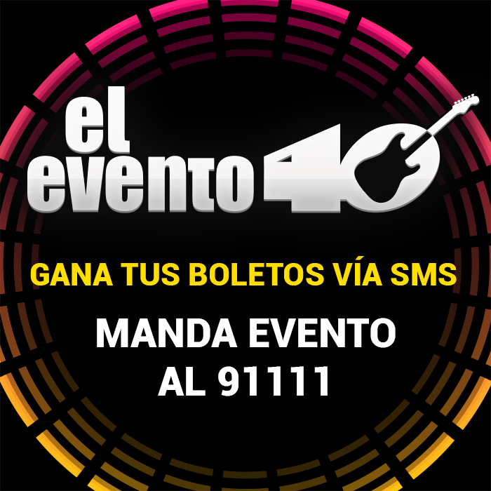 los40mx's tweet photo. #ElEvento40 ¡Llegó el momento! Gana tus boletos enviando EVENTO al 91111 ¡No dejes que te lo cuenten! http://t.co/69U2cgu61p