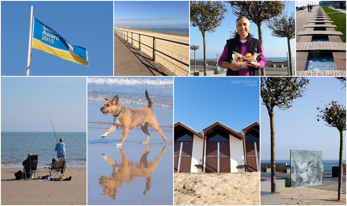 #Dayoff #Bridlington #SeasideAward #fishandchips #autumnweather #beach #beachuts #borderterrier #sunshine #fishing