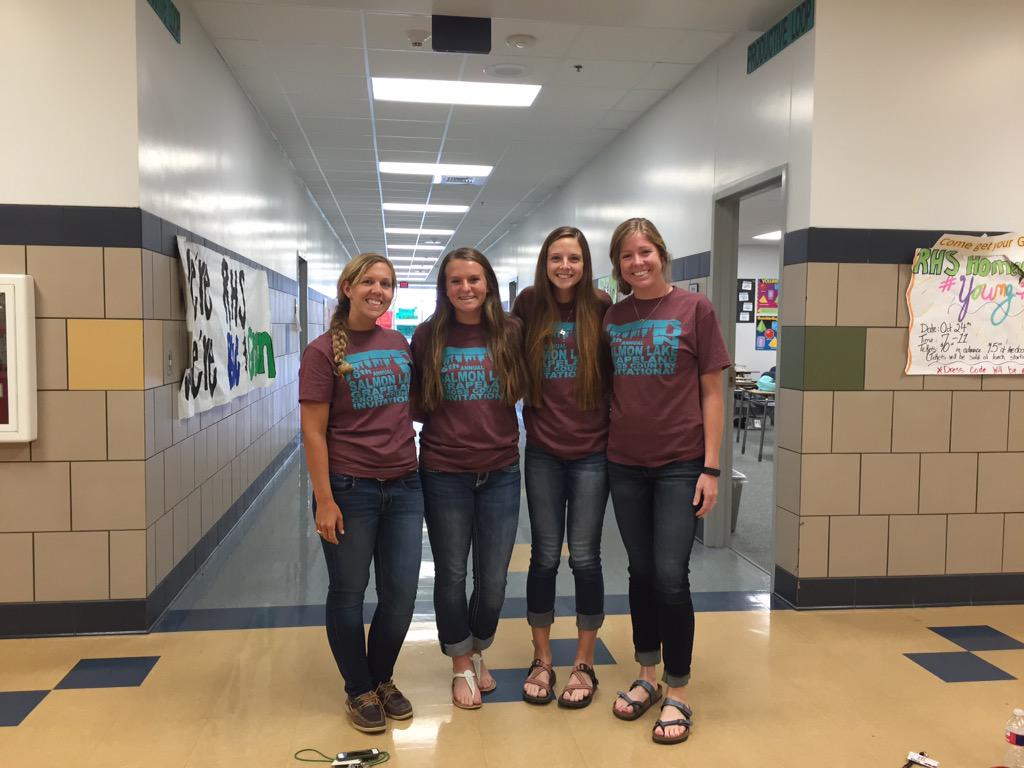 Reppin our sweet cc shirts from salmon lake. #twinning #finish @Shannon_ruth_  @Ruddgirlssoccer  @rebekah12_leigh