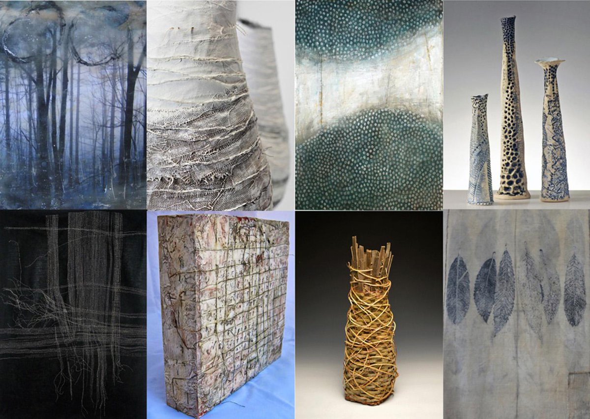 The work of the eight artists that are featured in issue 3 of Inspirational (thetextileblog.blogspot.co.uk/p/inspirationa…)