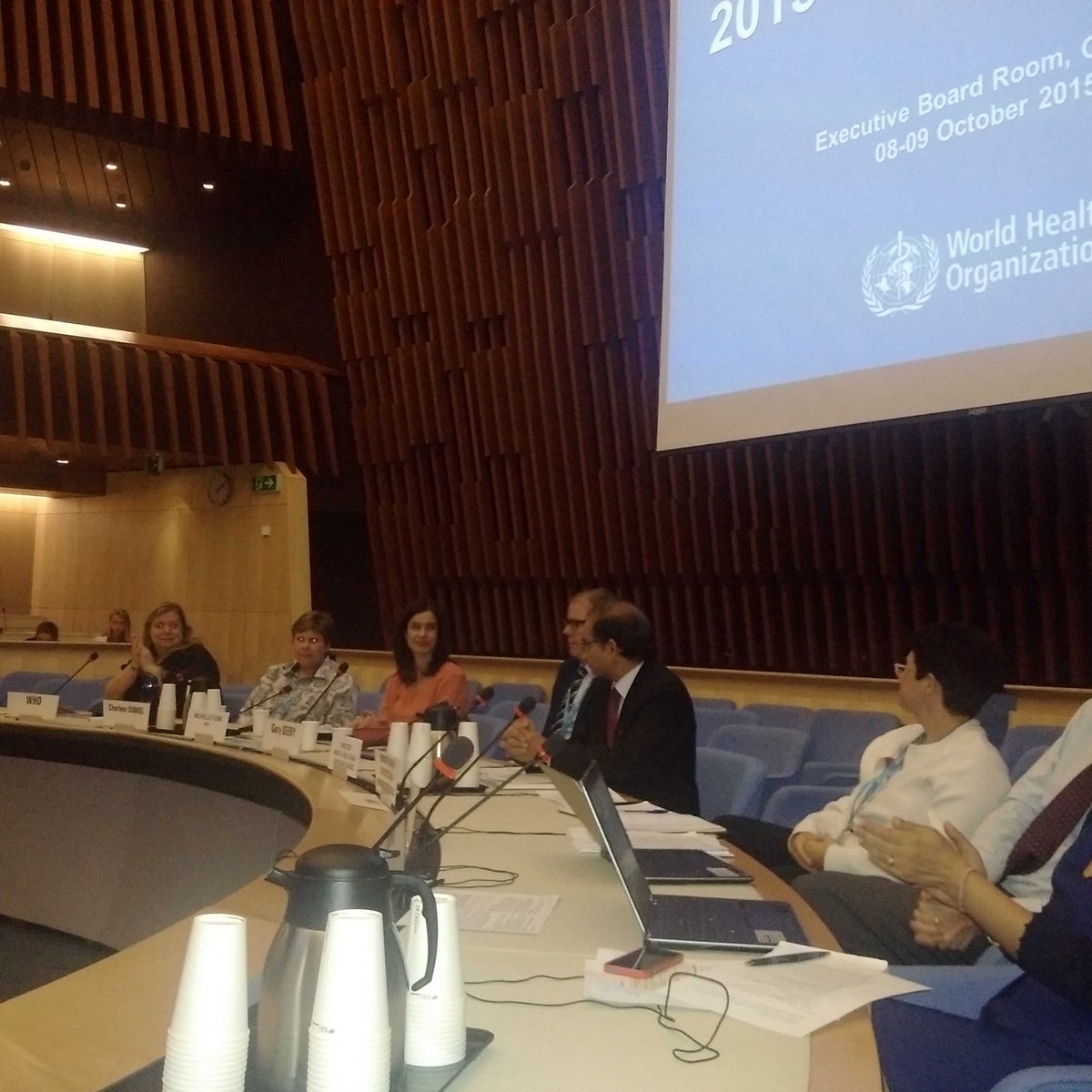 PeterASinger's tweet photo. Good to see persons w lived experience of mental health disorders presenting @WHO #mhgap http://t.co/NfqKpsW1nx