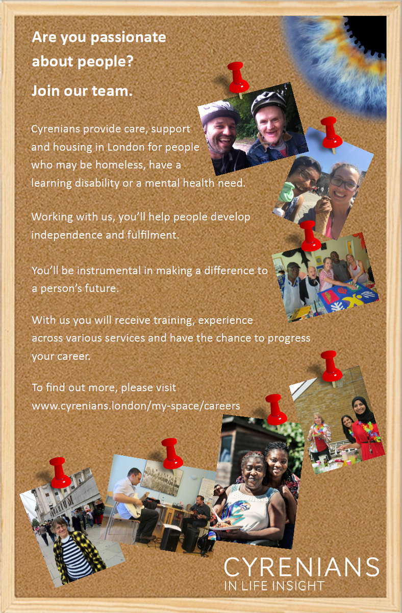 Cyrenians's tweet photo. Are you passionate about people? Join our team. http://t.co/12GEYdJGOF