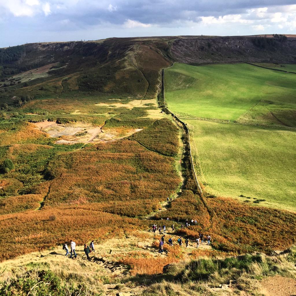 ThreeBoysAndCat's tweet photo. Making our way down #roseberrytopping @du_foundation http://t.co/LdTmusTMiX