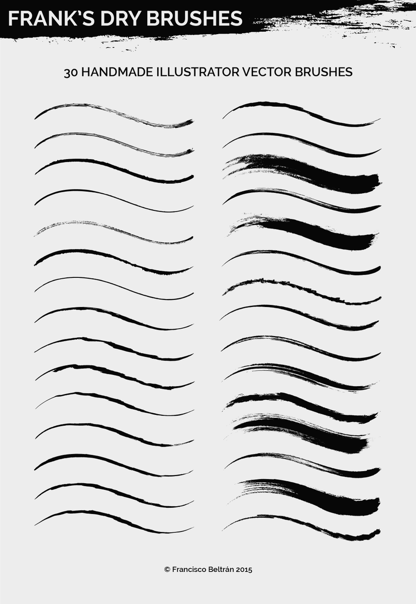 plastivoro's tweet photo. My #gumroad's #SmallProductLab Illustrator Dry Brushes. Get it Free / Pay What You Want here https://t.co/s5VAg4Lb5W http://t.co/E6lqhwbiWX