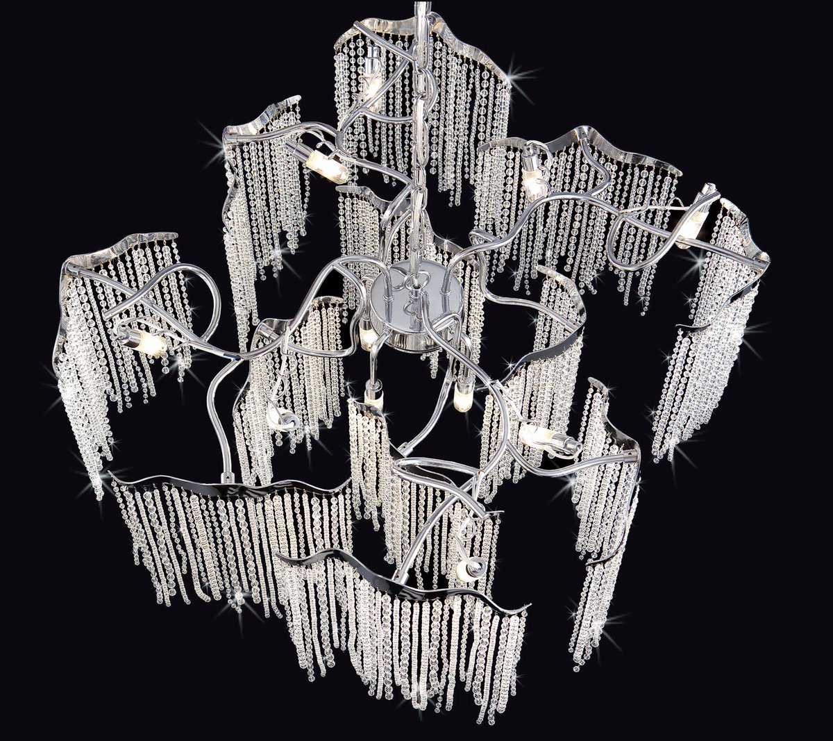 Eurofase's tweet photo. The varying length of crystal strands lead an organic feel that is truly enchanting.
Specs: http://t.co/9M6uW8ZmBN http://t.co/Z1eFX3zz4K