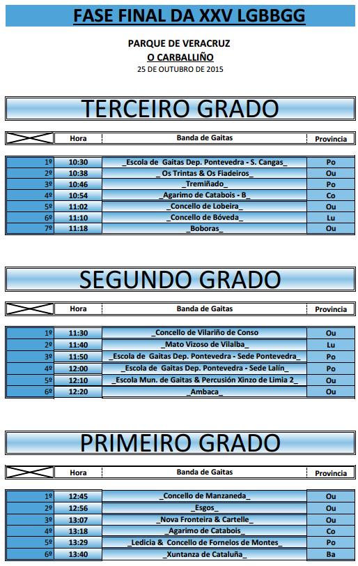 fgbbgg's tweet photo. Estes son os horarios das actuacións. Vémonos en O Carballiño!!! http://t.co/UCPgfV6YyI