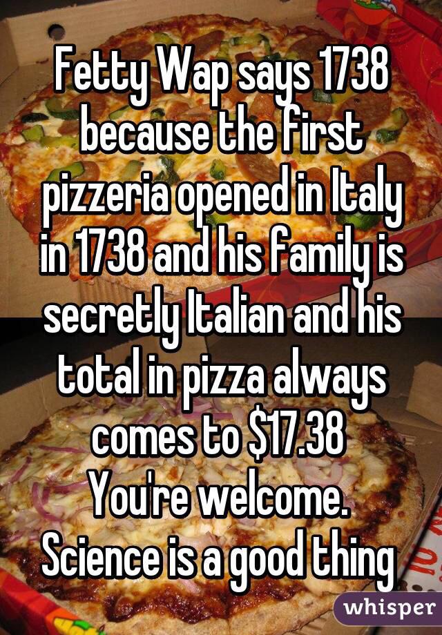 unclefttys's tweet image. Now you know why Uncle Fetty's pizza is better than everyone else's!