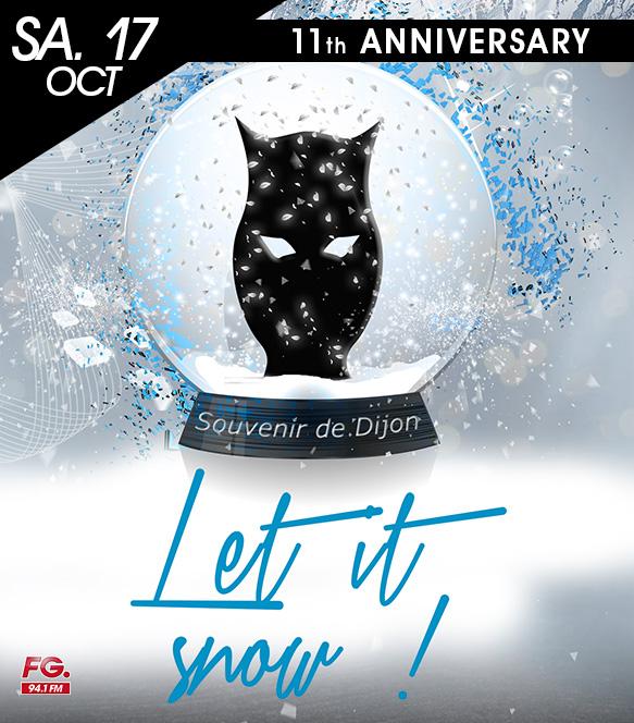 chatnoirdijon's tweet photo. On termine cet anniversaire de folie ! Sors tes Moon Boots ! #LetItSnow #11ansChatNoirDijon http://t.co/tjC1uRBxwo