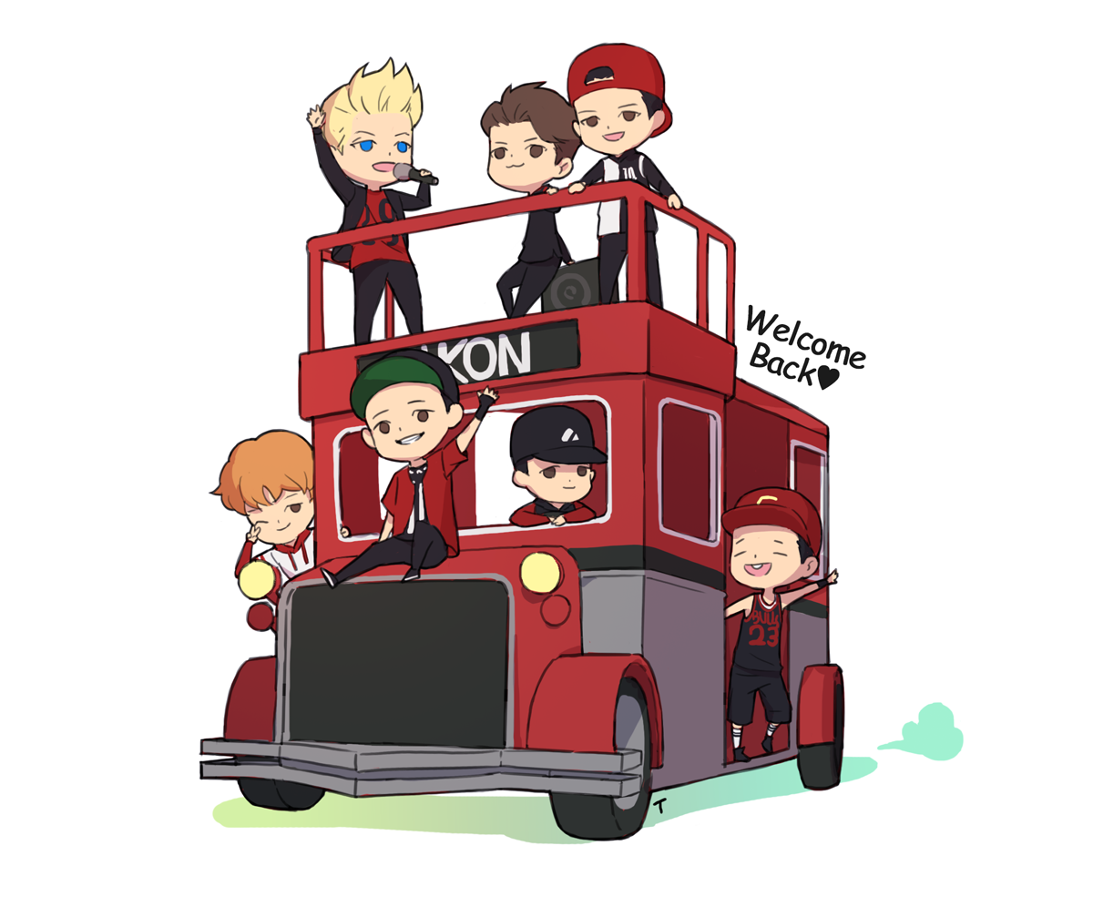 blackteacha1's tweet photo. #IKON @welcomeback @konbus http://t.co/hyUQhm5RcT