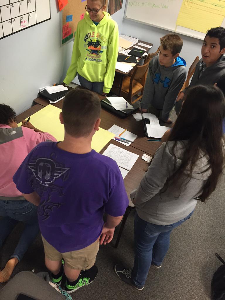 Mr_Agerston's tweet image. 1-3-7 protocol with the Yellow Wallpaper! #breakthroughlearning #griffinpride #ncns