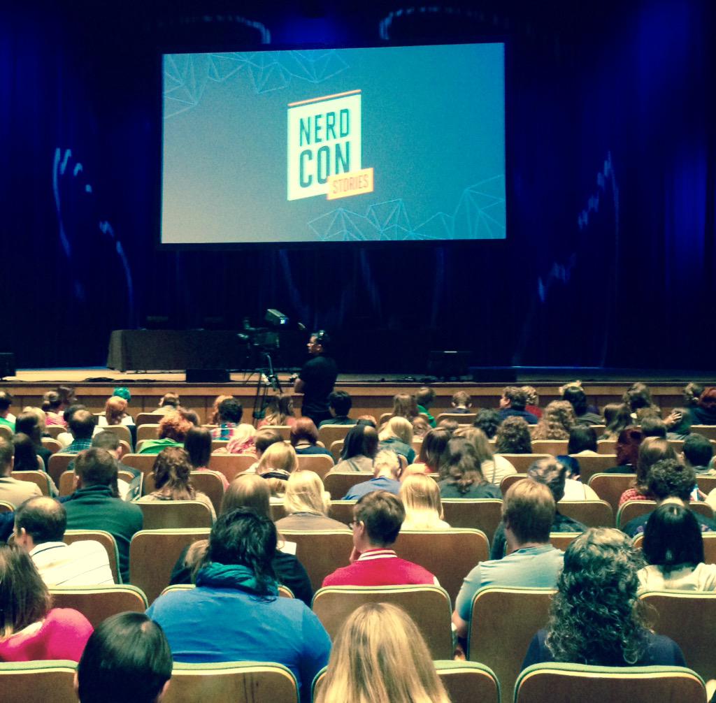 liblizz's tweet photo. It is great to be in a room full of self identified nerds. Let the storytelling begin! #nerdconstories http://t.co/a8KTKBGLuQ