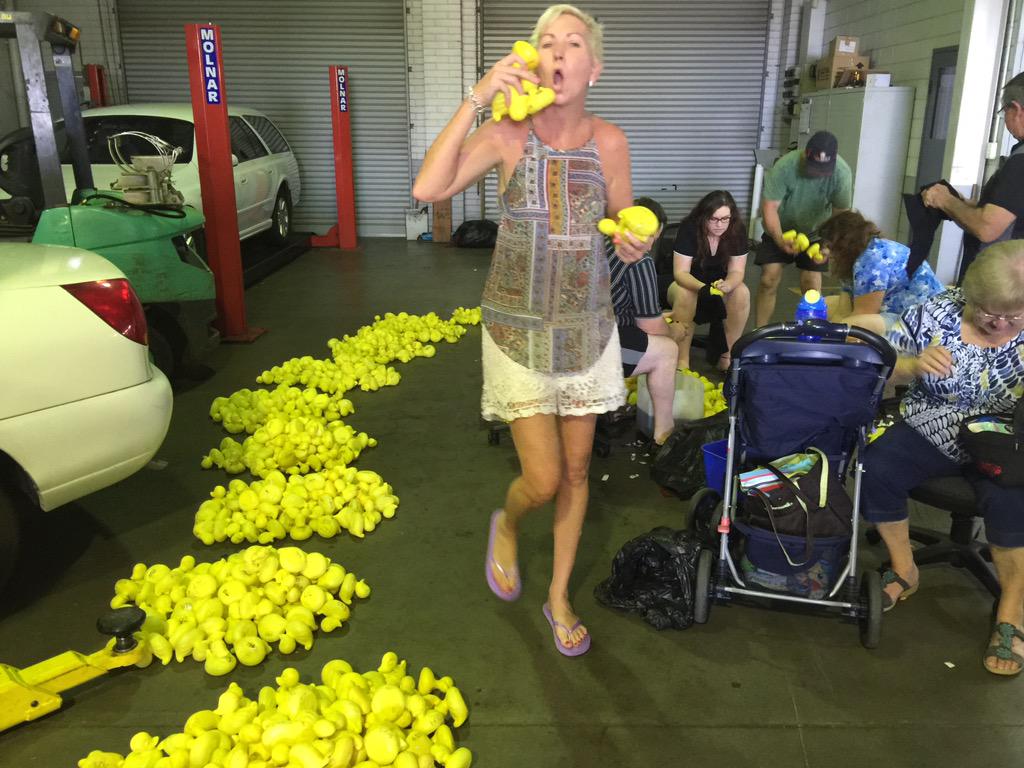 RotaryBundyEast's tweet photo. Yes the mighty #duck race is on again! Checking all our ducks have come home to roost #rotary #fundraising http://t.co/RMdrPts9Ca