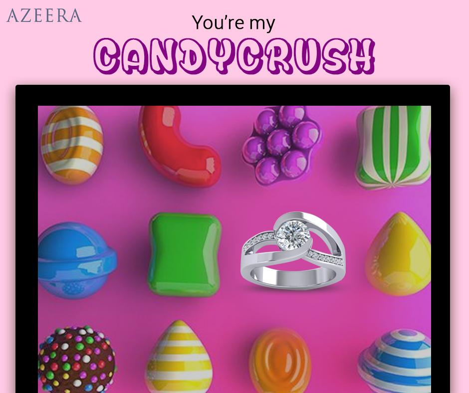 Azeerainc's tweet photo. I am addicted to just 2 things - candy crush &amp; your love!
#love  #jewelry #azeera #weekend #friday http://t.co/WlS2XptGdm