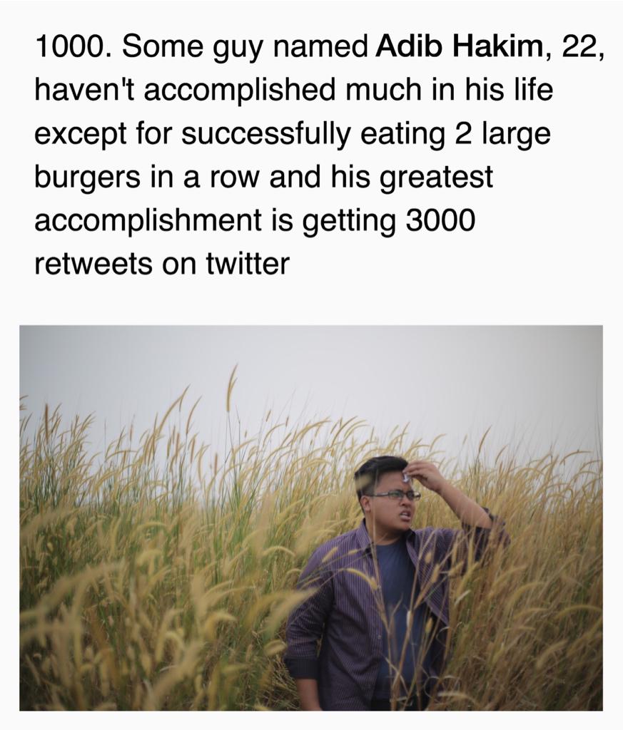 AdibAlexx's tweet photo. And then there’s me… #jk http://t.co/OgYK2O6R6d