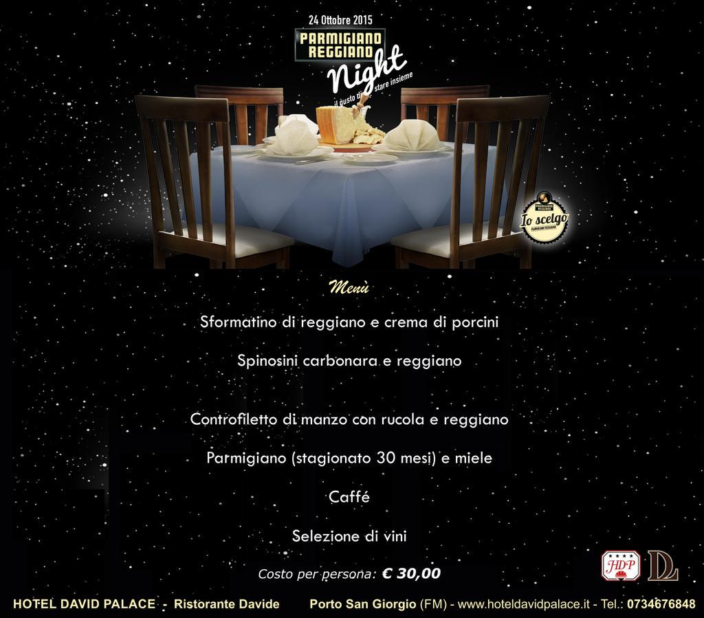 DavidPalaceH's tweet photo. Il nostro menu per la Parmigiano Reggiano Night! #PortoSanGiorgio #Marche -- #PRnight #bastaunacena @theonlyparmesan http://t.co/rdB8GHdg6R