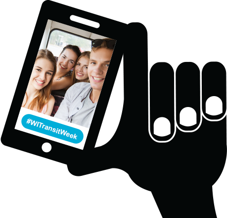 RideMCTS's tweet photo. Take a selfie on the bus/near a stop & add "#WITransit" for your chance to win a gift card! http://t.co/fRXHOjwfxw http://t.co/751cJpbJ4X