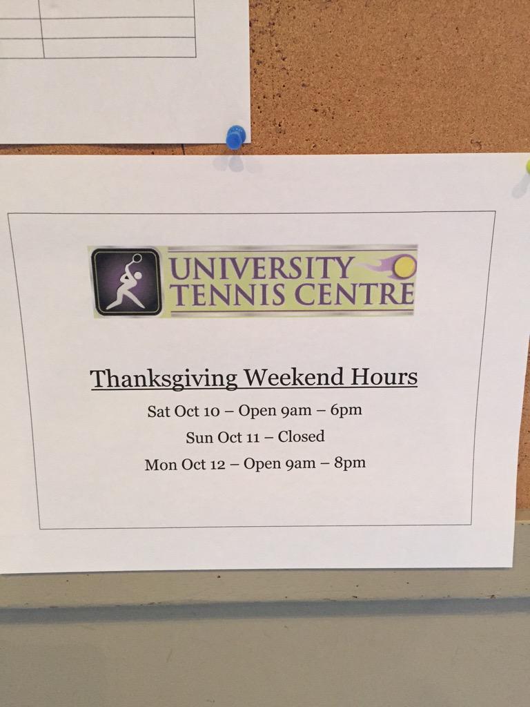 Enjoy the holiday weekend with some tennis!! Both members and non members are welcome! Call 5196613112 for details!