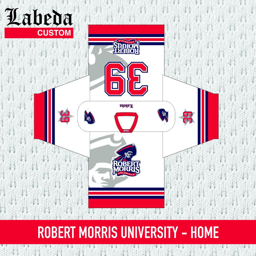 LabedaCustom's tweet image. Robert Morris University is today's #freshjerseyfriday. Good luck to the @ECRHAHockey team in Philly this weekend.