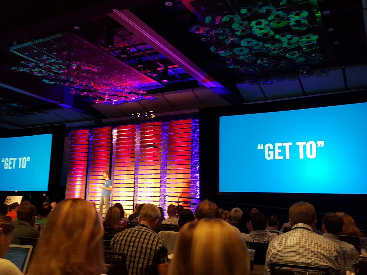 TravisKindler's tweet photo. Replace "Get To" menality from when you use "Have To" - John Jakobs co-founder of Life is Good http://t.co/jOKTI8icZ0