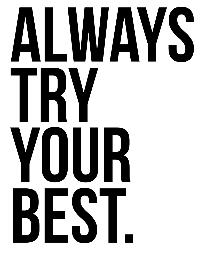 fad_leadership's tweet photo. All you can ever do is try your best #iwishidknownthat #keepingtrying http://t.co/DbOgC9OpuF