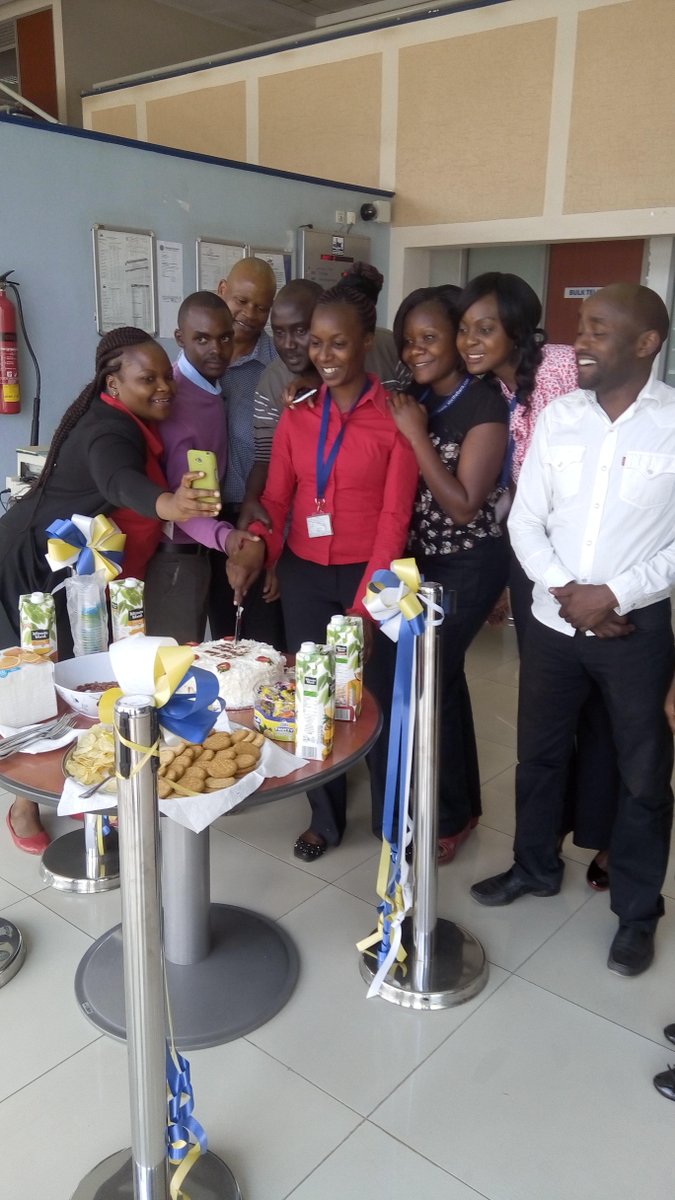 BenaAwino's tweet photo. @ABCBankGroup#Customer selfieweek cake sharing with our Loyal customers @Libra branch http://t.co/Xo4iOCuakD