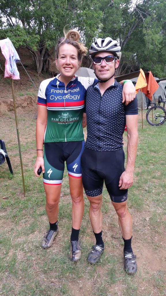 Look who we found! Day1 Mixed winners <a href="/DarrenLill/">Darren Lill</a> <a href="/Candice_MTB/">Candice Lill</a> <a href="/FreewheelZA/">Freewheel Cycology</a> <a href="/bergandbush/">Berg & Bush</a>