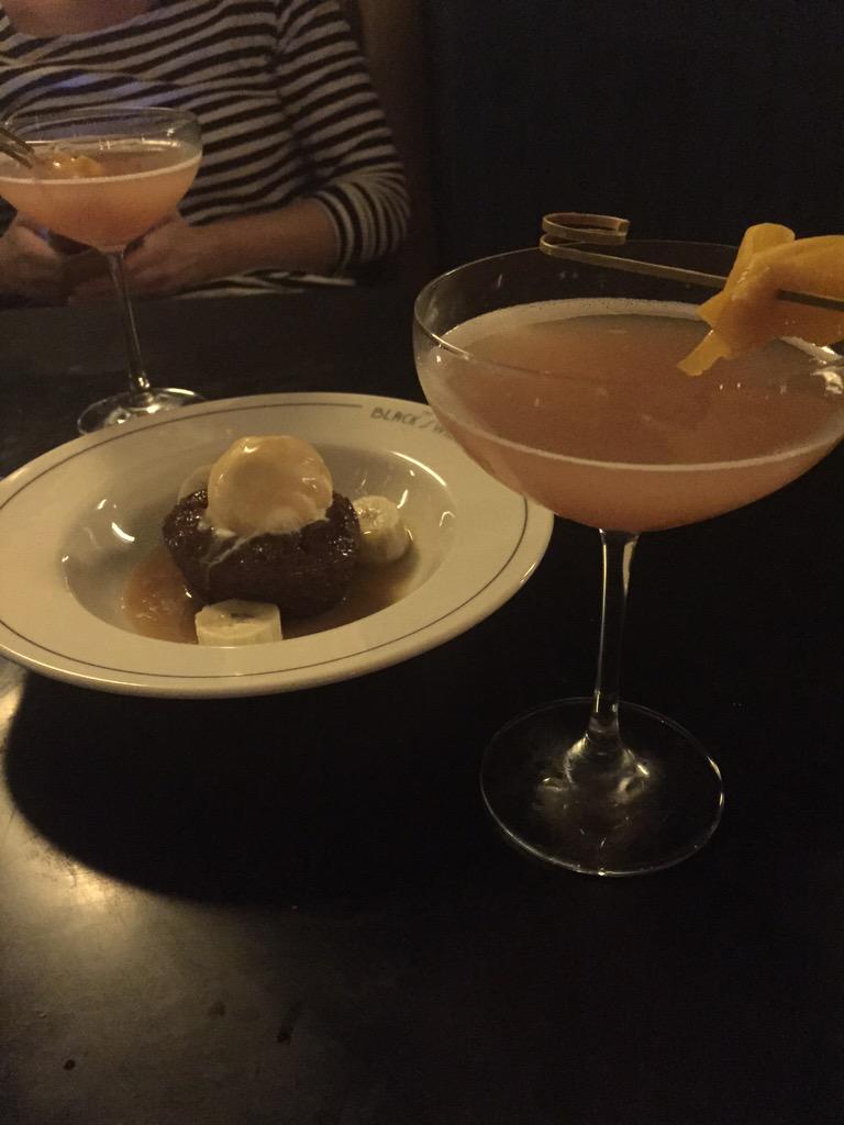 'Spring time in Spain' with a date and toffee pudding for dessert!