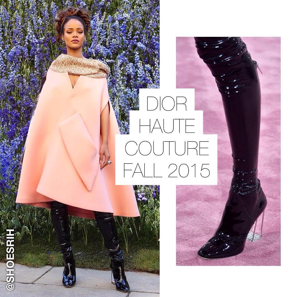 dior vinyl boots