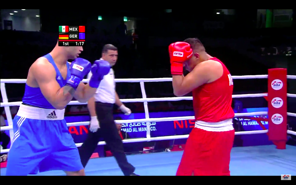AmericasBoxing's tweet photo. #AIBAWorlds2015 2 Super Heavy (+91kg) #AMBC boxers ring A &amp; B Edgar Ramirez (MEX) &amp; Lenier Pero (CUB). http://t.co/A1Ywk9KPMi