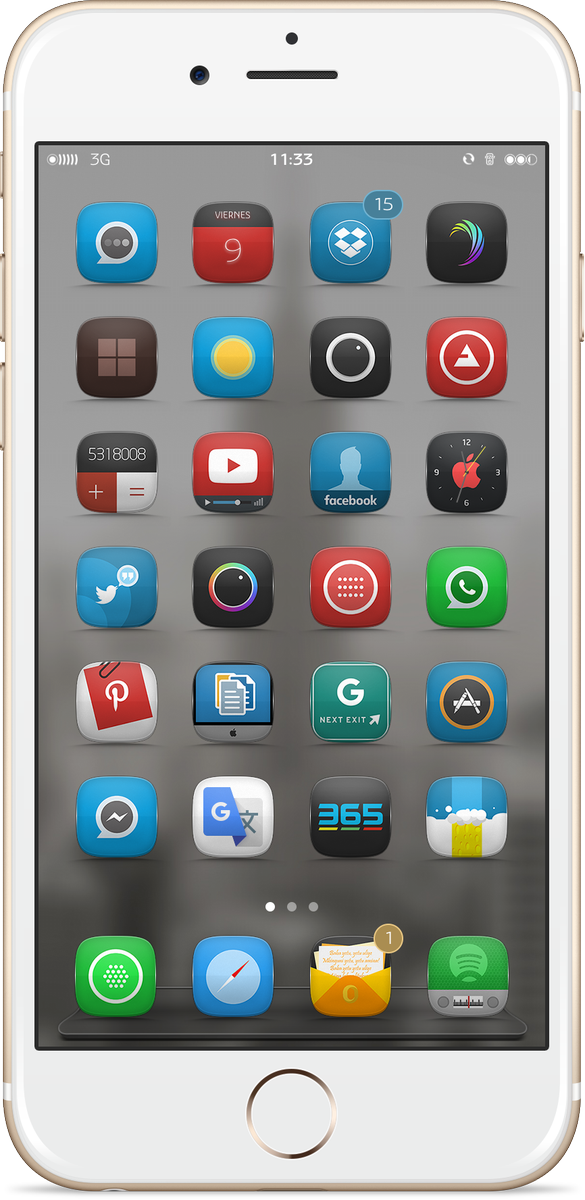 jaime__1991's tweet photo. Theme #32aa by @tvdMD, #Iconomatic JJ.AnIcEf1 and #LS by @JonaSchnedi, #Wall by @iDeviceArt #Anemone @Anemone_iOS http://t.co/D77OVBw7KQ