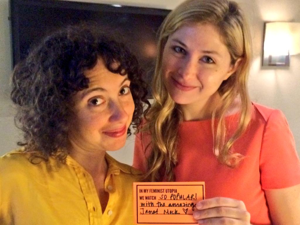 FeministPress's tweet image. #FeministUtopiaProject editors visit @janetmock's #SoPOPular to talk about their new book, out next week.