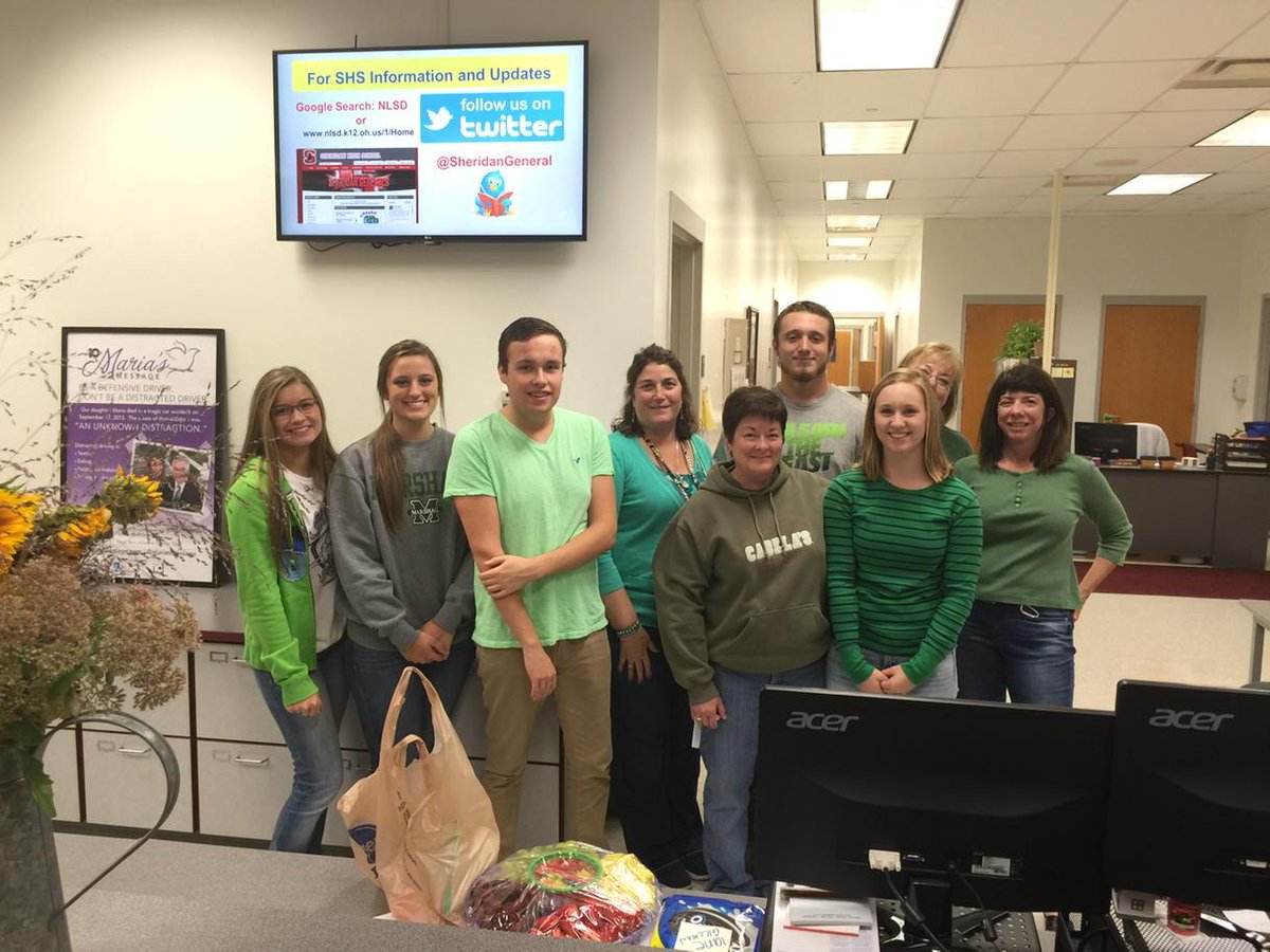 SheridanGeneral's tweet photo. #greenforhope #MorganRaiderPride http://t.co/NCJerFESFF