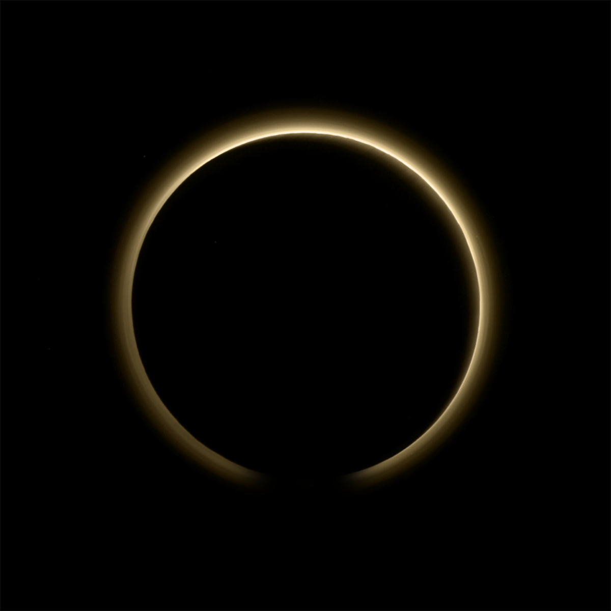 kolabnow's tweet photo. Take a closer look at #Pluto’s atmospheric hazes #TheTruthIsOutThere http://t.co/wV4BOMWcAg