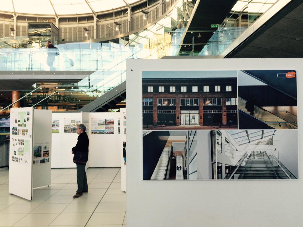 JoakimBoren's tweet photo. Checking out #Fann15 @ArchiFestival at @TheForumNorwich some of our work for @hudsonarch on show! On until Sun 11th http://t.co/2VqgTmVRWT