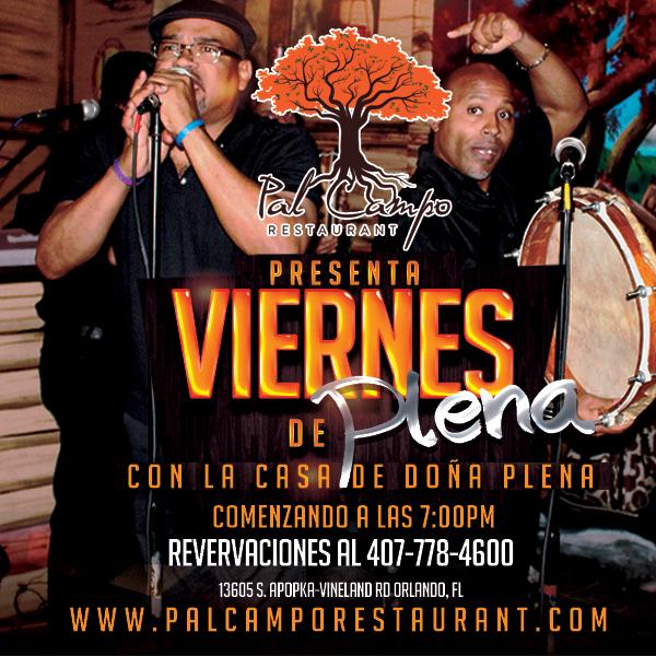 palcamporest's tweet photo. Viernes de Plena en #palcamporest Con la música en VIVO de la Casa de Doña Plena!! http://t.co/D5ub0HbLr1 #orlando http://t.co/YpLDAh4d2F