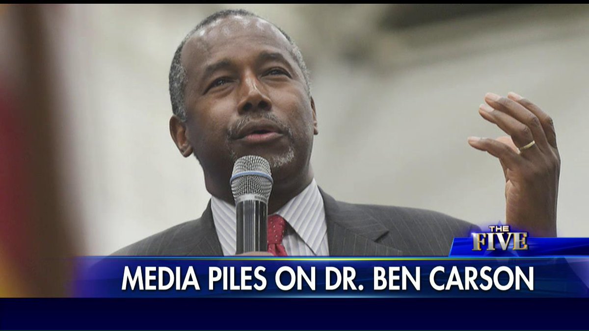 FoxNews's tweet photo. .@kimguilfoyle: "People are criticizing @RealBenCarson for actually having a brain and using it." #TheFive http://t.co/IAEmNvRjXz