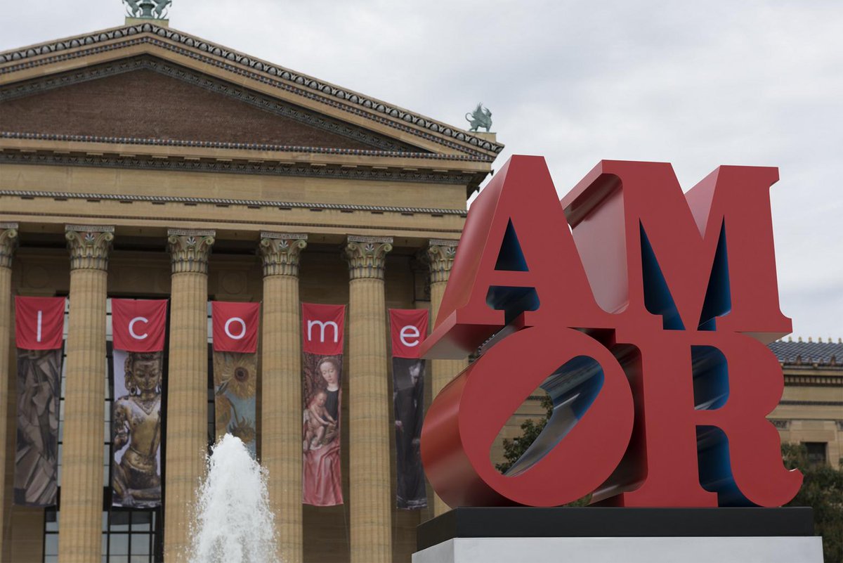 philamuseumart's tweet photo. Happy #NationalComingOutDay and Philly #OutFest’s 25th anniversary! #AmorPhilly http://t.co/Uc7GxdvHMR http://t.co/9oXBMf2WtA