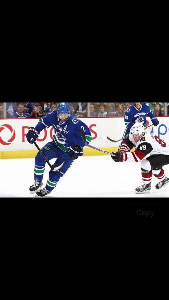 CliffRonning7's tweet photo. Congrats to Dan Hamhuis on a good start Rockin his Base Nasty with Nhl Artwork ✔️#ShootFireMyFriend🔥#BaseVic #BaseNJ http://t.co/xAiueSiF78