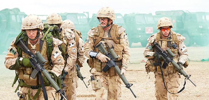CineplexMovies's tweet image. Paul Gross heads back to battle in #HyenaRoad. INTERVIEW: cinplx.co/1MkXRIt
