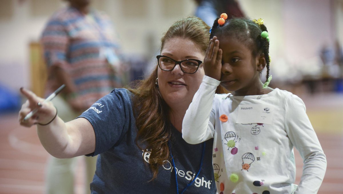 OneSightOrg's tweet photo. We help those like Heaven who lack access to vision care. Now, she can unlock her full potential! #HelpTheWorldSee http://t.co/c9DoyXMwTN
