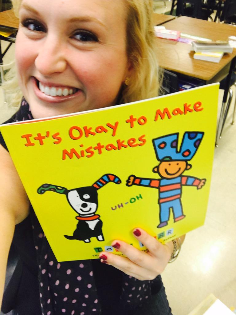 MissTollett's tweet photo. @toddparr We just received our first Todd Parr book from the book fair! βΊοΈ #itsokaytomakemistakes #thatshowwelearn http://t.co/XzOfz18g7e